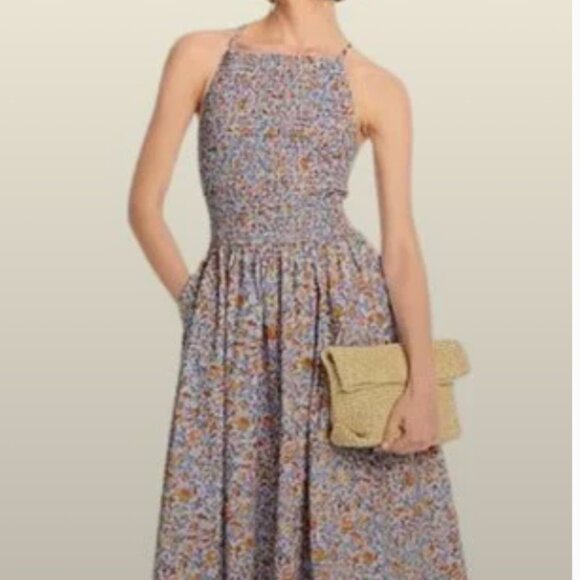 J.Crew Friday Smocked Dress in Afternoon Floral (XS) - Picture 8 of 8